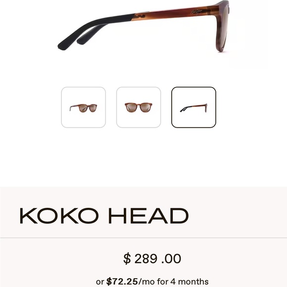 Maui Jim Koko Head Brown Sunglasses - Picture 3 of 7